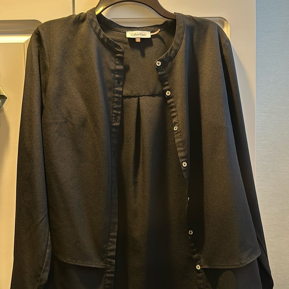 Calvin Klein button-down blouse